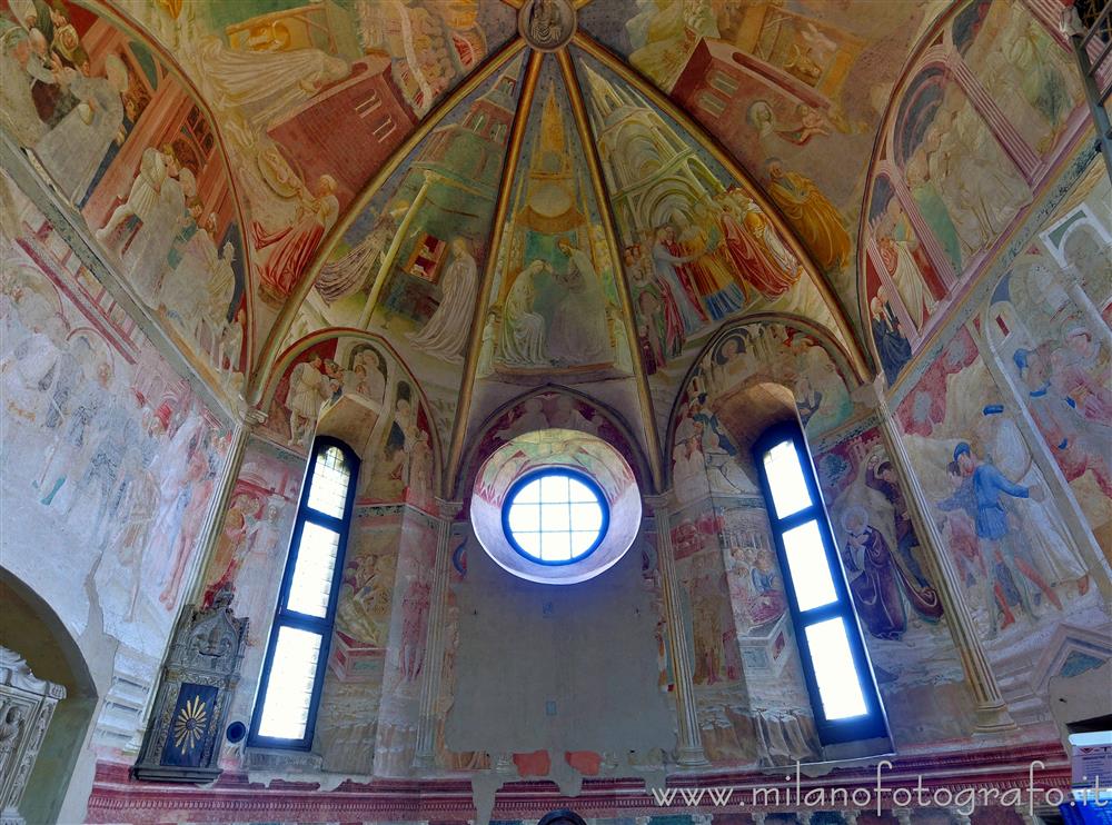 Castiglione Olona (Varese) - Interno dell'abside della Chiesa Collegiata dei Santi Stefano e Lorenzo